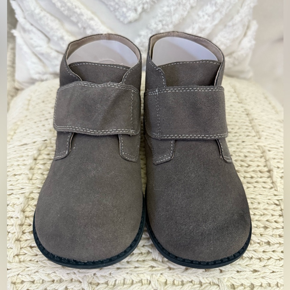 Livie and Luca Pollock Boot Leather/Suede Gray Sz 3 NEW *see description*